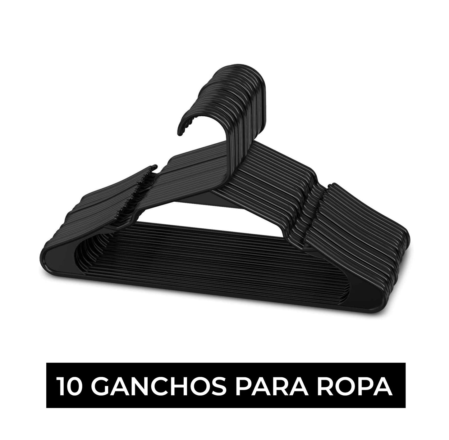 10 Ganchos de Plástico